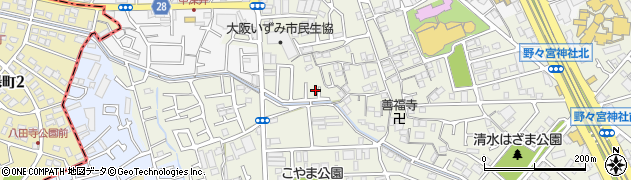 大阪府堺市中区深井清水町3190周辺の地図