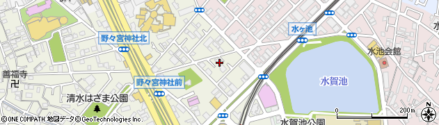 大阪府堺市中区深井清水町3950周辺の地図