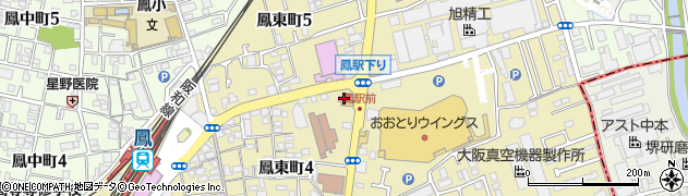 大阪物療大学周辺の地図