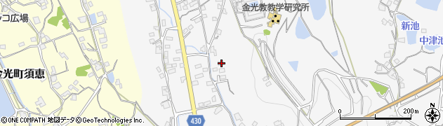岡山県浅口市金光町大谷765周辺の地図