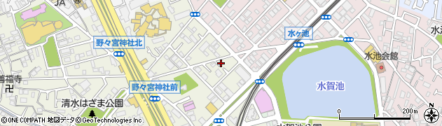 大阪府堺市中区深井清水町3954周辺の地図