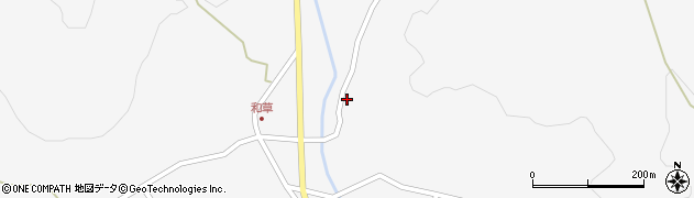 広島県三原市久井町和草1175周辺の地図