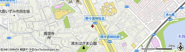 大阪府堺市中区深井清水町3730周辺の地図