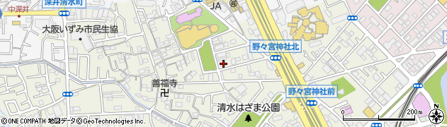大阪府堺市中区深井清水町3720周辺の地図