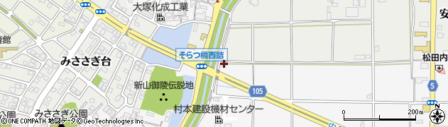 株式会社フラップ　奈良広陵営業所周辺の地図