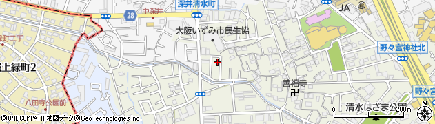 大阪府堺市中区深井清水町3159周辺の地図
