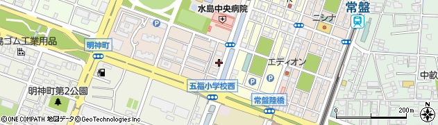 倉敷青葉町郵便局周辺の地図