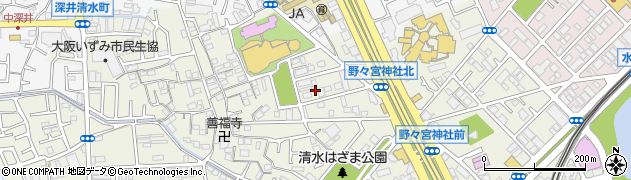 大阪府堺市中区深井清水町3719周辺の地図
