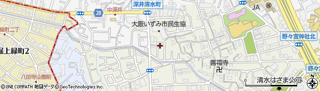 大阪府堺市中区深井清水町3139周辺の地図