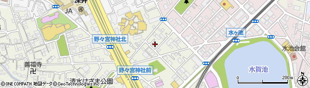 大阪府堺市中区深井清水町3891周辺の地図