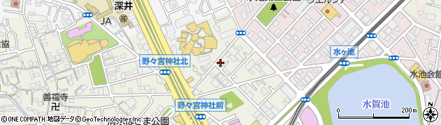 大阪府堺市中区深井清水町3873周辺の地図