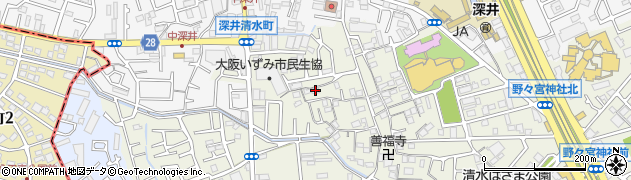 大阪府堺市中区深井清水町1779周辺の地図