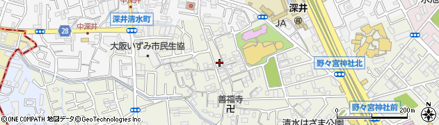 大阪府堺市中区深井清水町1826周辺の地図