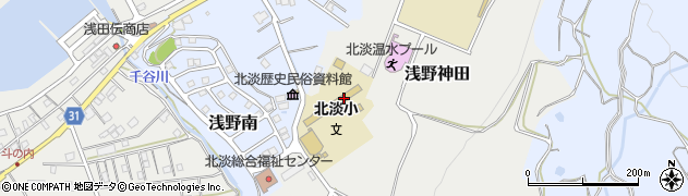 兵庫県淡路市浅野神田78周辺の地図