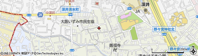 大阪府堺市中区深井清水町1775周辺の地図