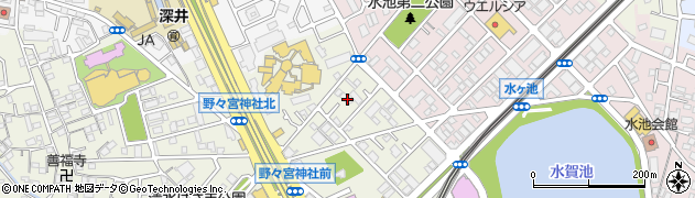 大阪府堺市中区深井清水町3900周辺の地図