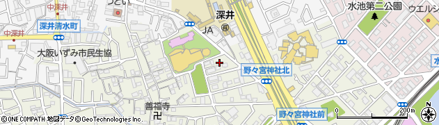 大阪府堺市中区深井清水町3703周辺の地図