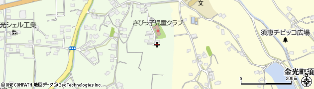 岡山県浅口市金光町佐方658周辺の地図