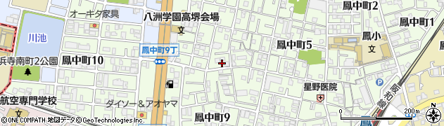 フジパレス堺鳳中２番館周辺の地図