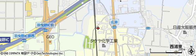 大阪府羽曳野市東阪田25周辺の地図