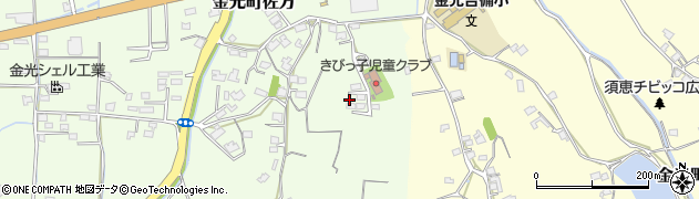 岡山県浅口市金光町佐方621周辺の地図