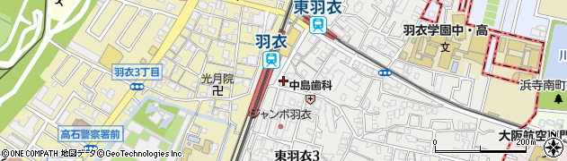 個別指導キャンパス　羽衣駅前校周辺の地図