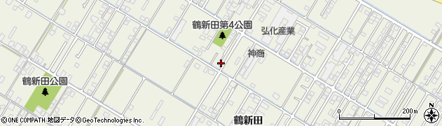 岡山県倉敷市連島町鶴新田2183-4周辺の地図