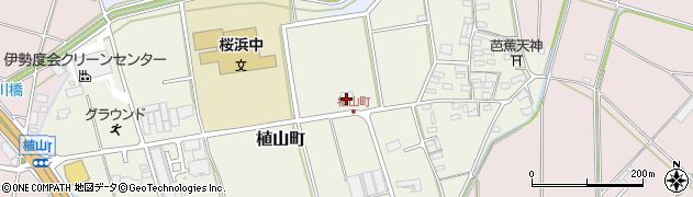 伊勢市役所　植山町民会館周辺の地図