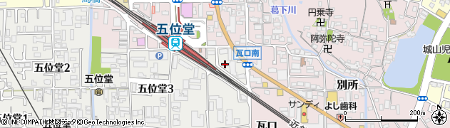 奈良県香芝市五位堂1013周辺の地図