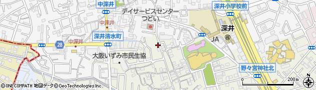 大阪府堺市中区深井清水町1833周辺の地図