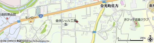 岡山県浅口市金光町佐方470周辺の地図