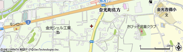 岡山県浅口市金光町佐方490周辺の地図