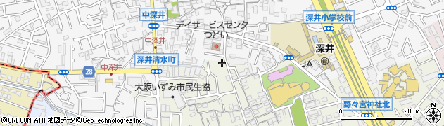 大阪府堺市中区深井清水町1834周辺の地図