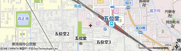 奈良県香芝市瓦口69周辺の地図