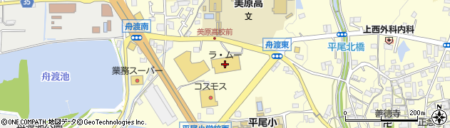 ラ・ムー堺美原店周辺の地図