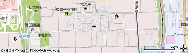 奈良県磯城郡田原本町多510周辺の地図