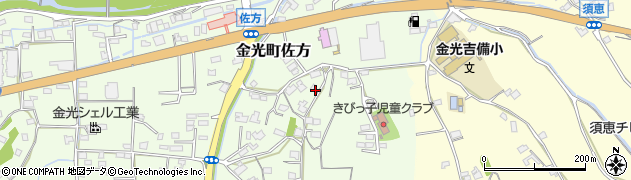 岡山県浅口市金光町佐方556周辺の地図