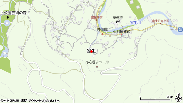〒633-0421 奈良県宇陀市室生の地図