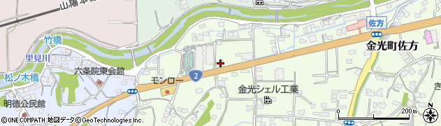 岡山県浅口市金光町佐方167周辺の地図