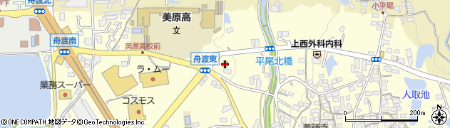 デイリーヤマザキ美原平尾店周辺の地図