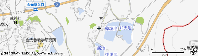 岡山県浅口市金光町大谷1975周辺の地図