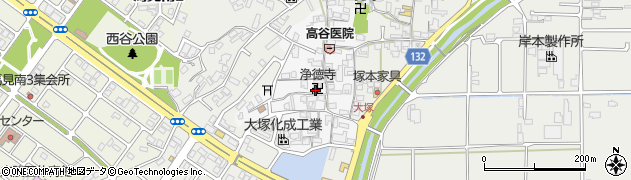 奈良県広陵町（北葛城郡）大塚周辺の地図