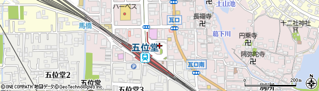 奈良県香芝市瓦口2350周辺の地図
