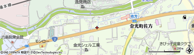 岡山県浅口市金光町佐方127周辺の地図