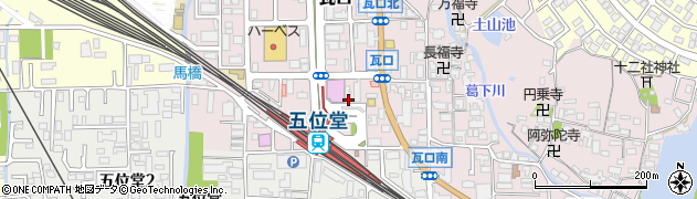 奈良県香芝市瓦口2321周辺の地図