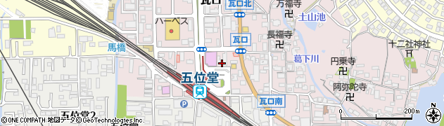奈良県香芝市瓦口2320周辺の地図