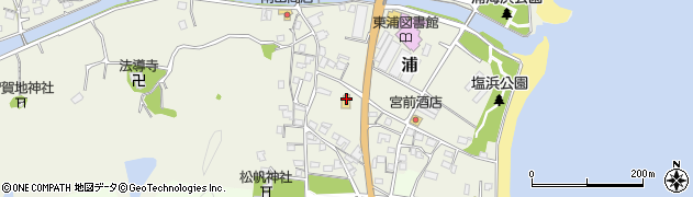 ローソン東浦町浦店周辺の地図