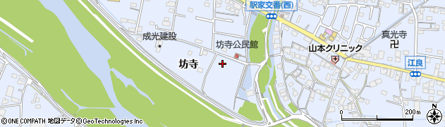 広島県福山市駅家町（坊寺）周辺の地図
