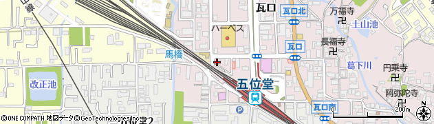 アパマンショップ丸和不動産香芝五位堂店周辺の地図