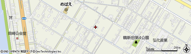 岡山県倉敷市連島町鶴新田2215-7周辺の地図
